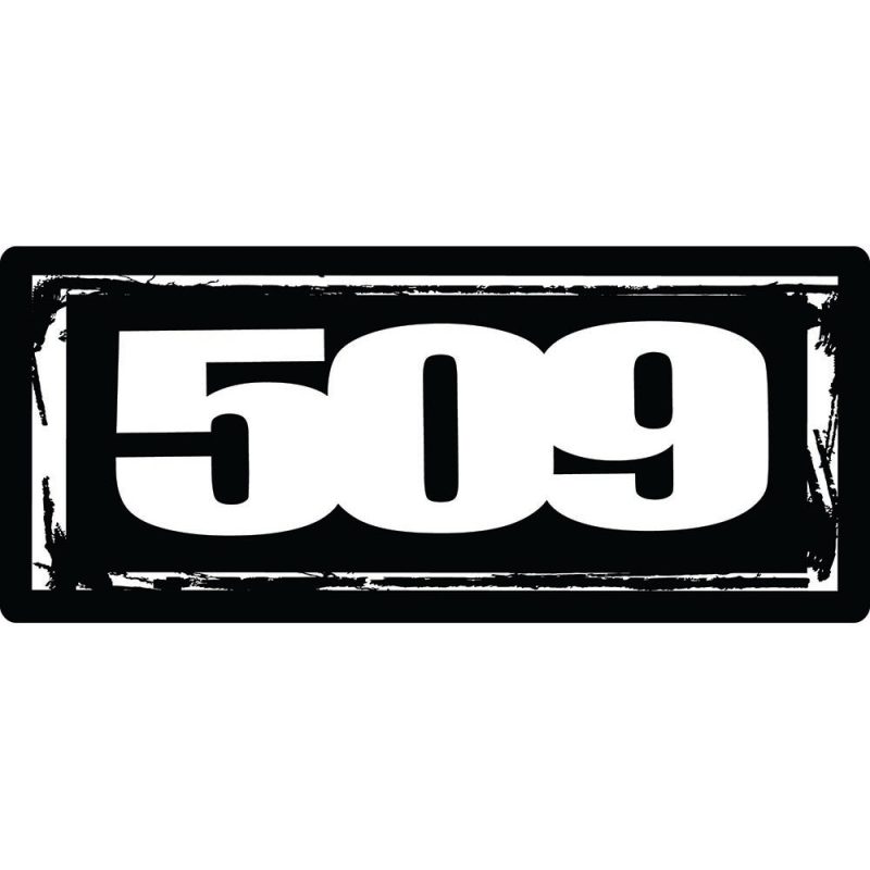 509 logo sticker Black.01