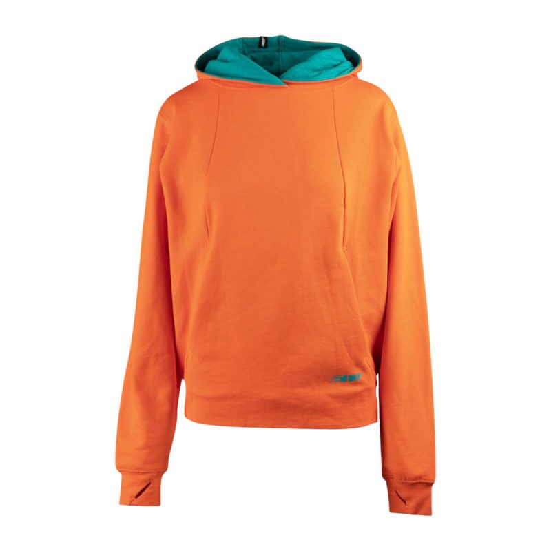 a frame pullover hoodie Orange.01