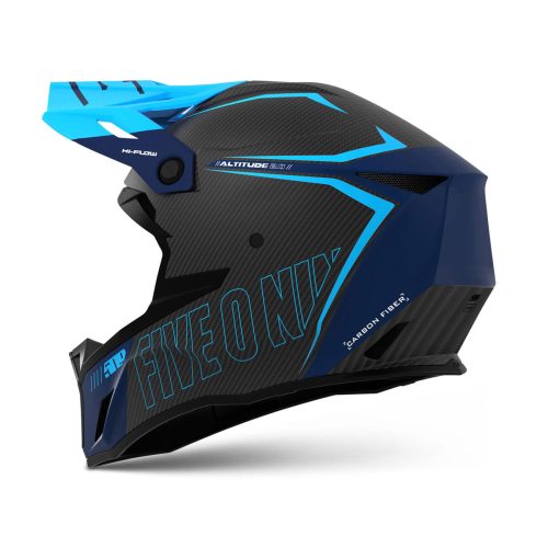 altitude 2 0 carbon fiber 3k hiflow helmet CyanNavy.03