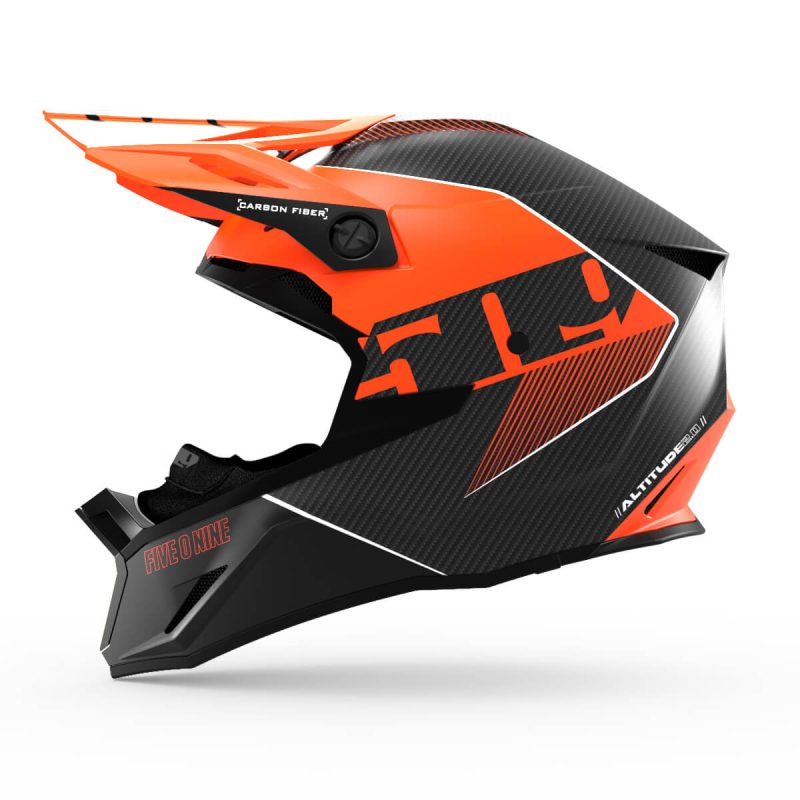 altitude 2 0 carbon fiber 3k hiflow helmet Orange.01