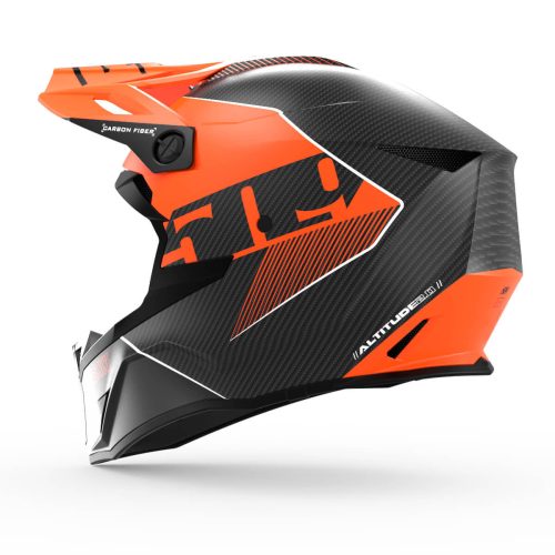 altitude 2 0 carbon fiber 3k hiflow helmet Orange.03