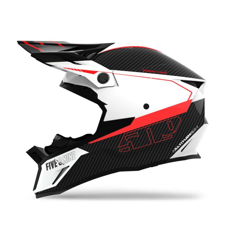 altitude 2 0 carbon fiber 3k hiflow helmet RacingRed.01