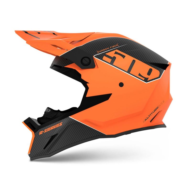 altitude 2 0 carbon fiber r series helmet Orange.01