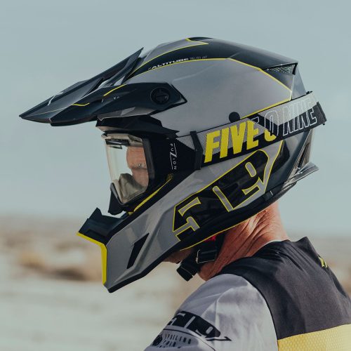 altitude 2 0 offroad helmet GrayYellow.07