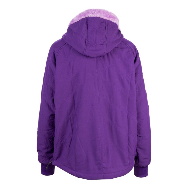 aurora quilted hoodie Purple.02