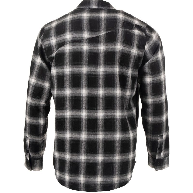 basecamp flannel shirt BlackGray.02