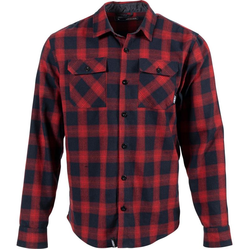 basecamp flannel shirt RedandNavy.01