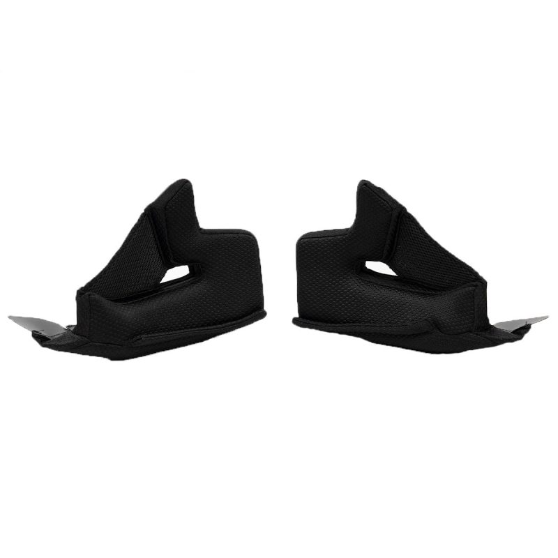 cheek pad set for delta v and mach v helmets Black.01