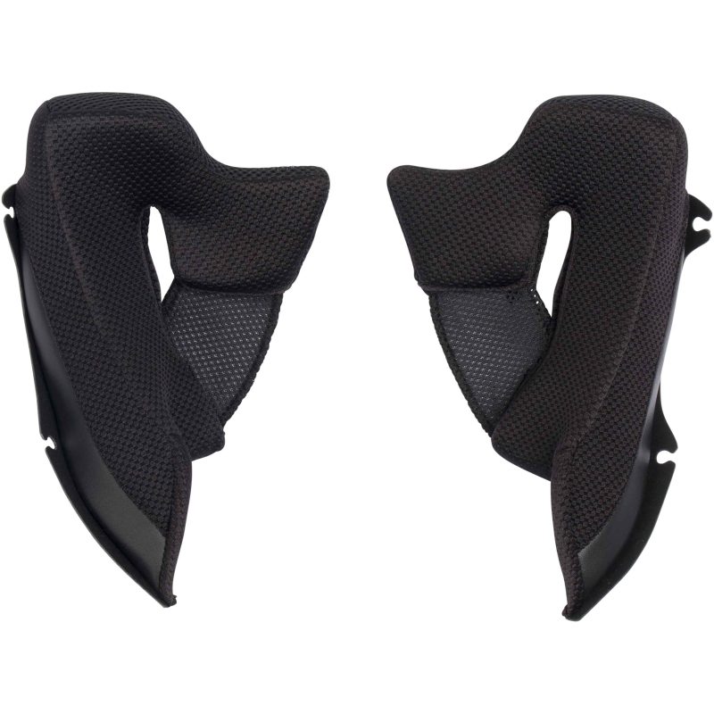 cheekpads for delta r3 carbon fiber helmets Black.01