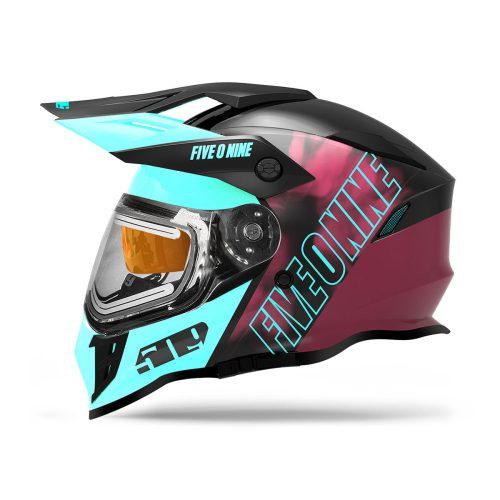 delta r3l ignite helmet TealMaroonGalaxy.01