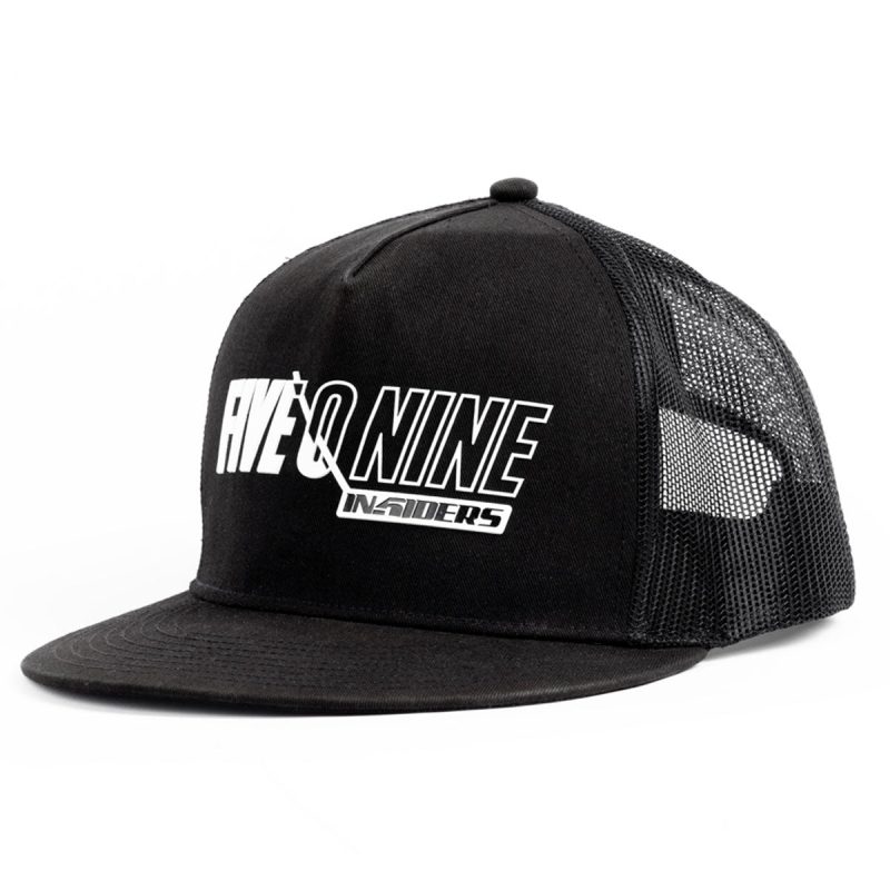 five o nine flat billed trucker hat Insiders.01