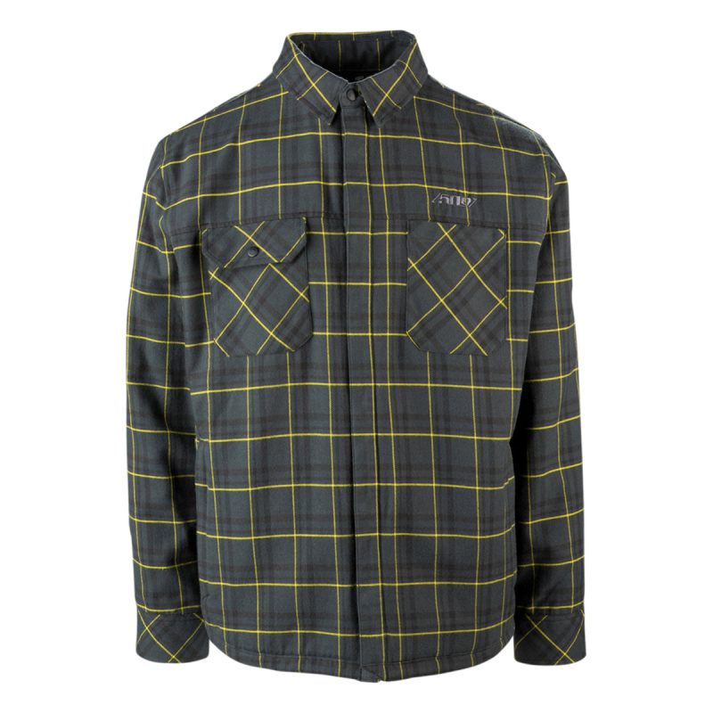 flannel shacket BlackVis.01