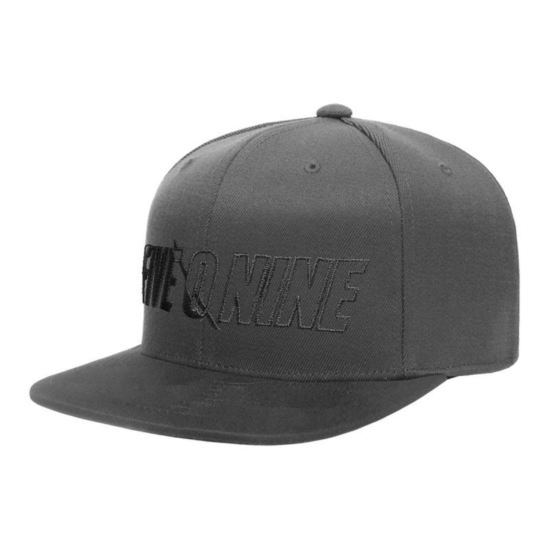 flat brim cvt snapback hat CharcoalGray.01