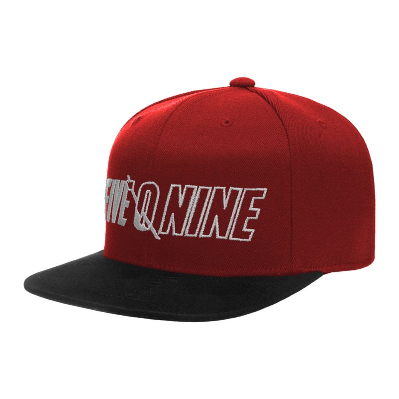 flat brim cvt snapback hat RacingRed.01