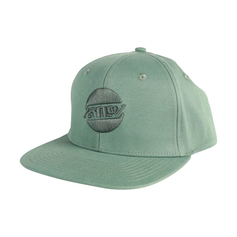 flat brim cvt snapback hat Sci FiGreen.01