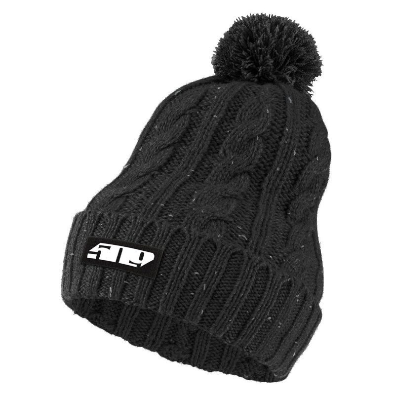 fleck pom beanie BlackFleck.01