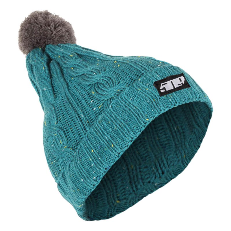 fleck pom beanie EmeraldFleck.01