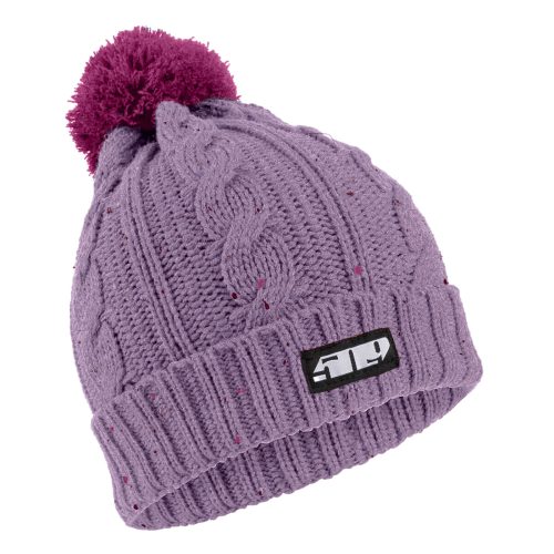 fleck pom beanie Lavendar.01