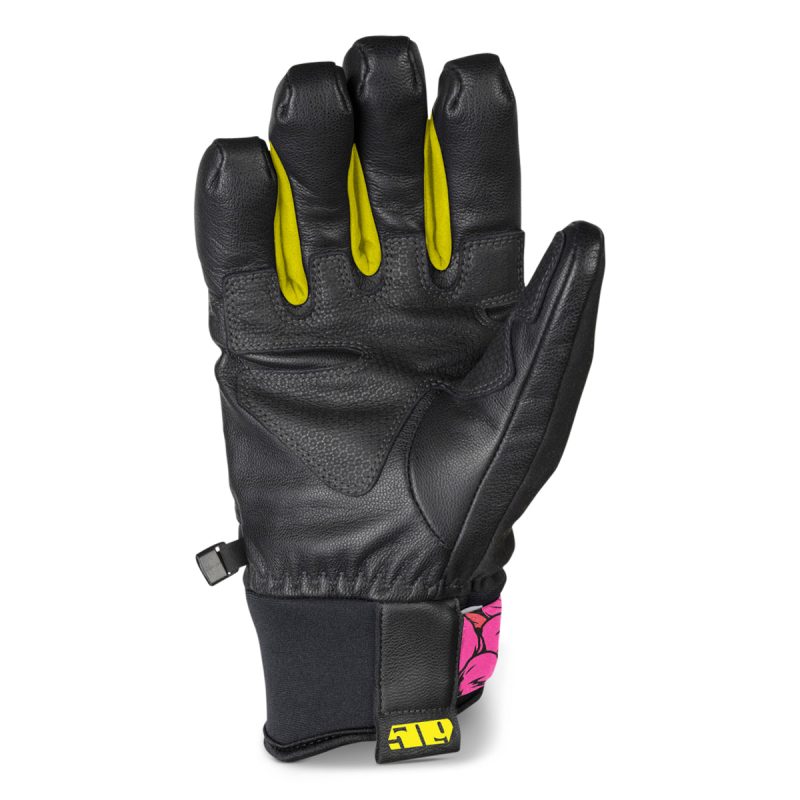 freeride gloves PinkVisFloral.02