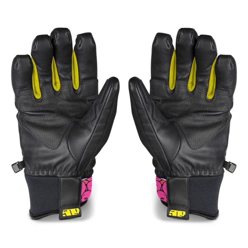 freeride gloves PinkVisFloral.04