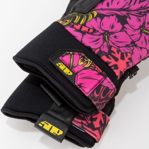 freeride gloves PinkVisFloral.05