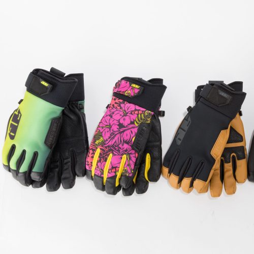 freeride gloves PinkVisFloral.07