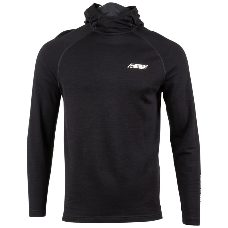 fzn merino hoodie Black2021.01