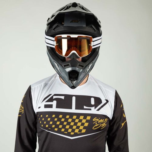 kingpin fuzion flow offroad goggle White.06