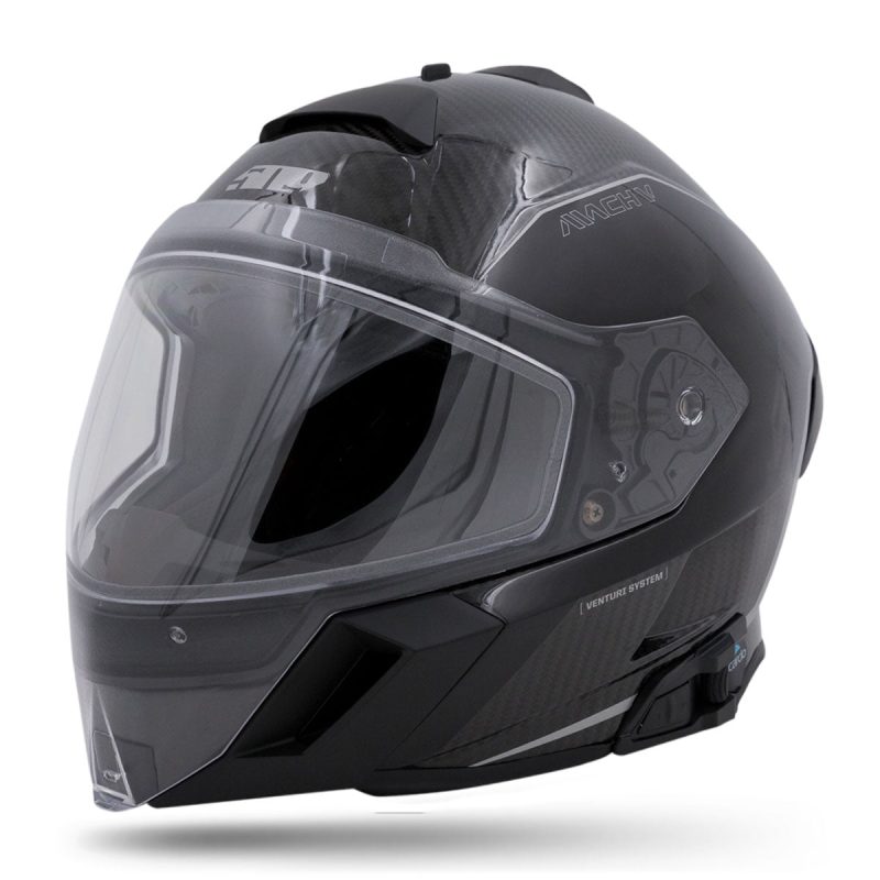 mach v carbon commander helmet Blacktop.02