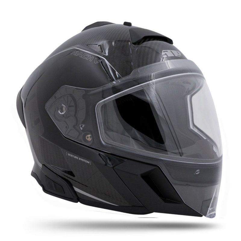 mach v carbon commander helmet Blacktop.04