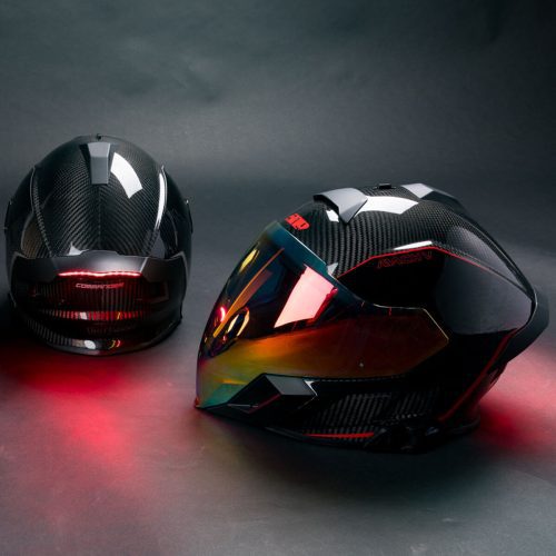 mach v carbon commander helmet BurnerRed.07