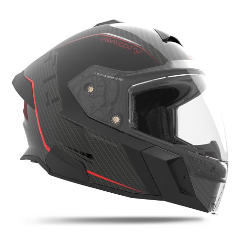 mach v carbon helmet BurnerRed.02