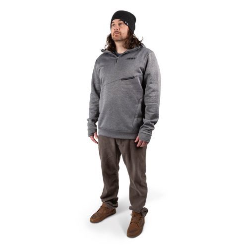 pro series sector quarter zip hoodie CharcoalHeather.03