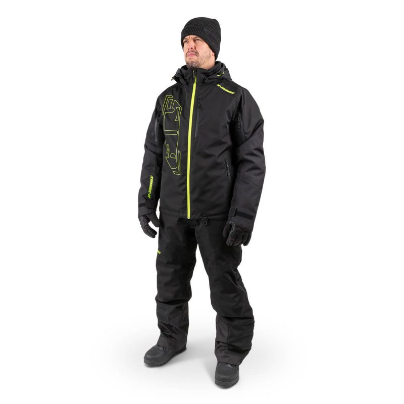 r 200 insulated crossover jacket BlackwithLime.03