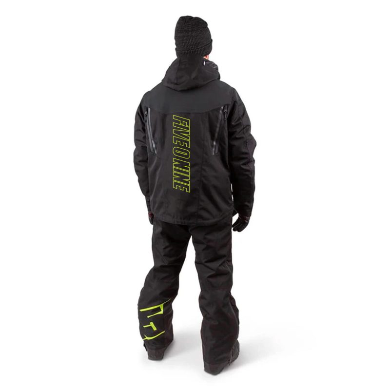 r 200 insulated crossover jacket BlackwithLime.04