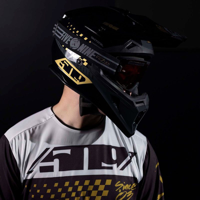 tactical offroad helmet SpeedstaBlackGold.04