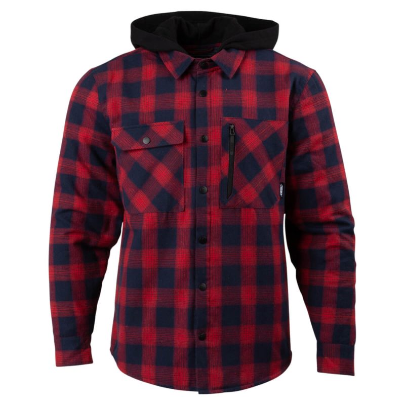 tech flannel RedNavyCheck.01