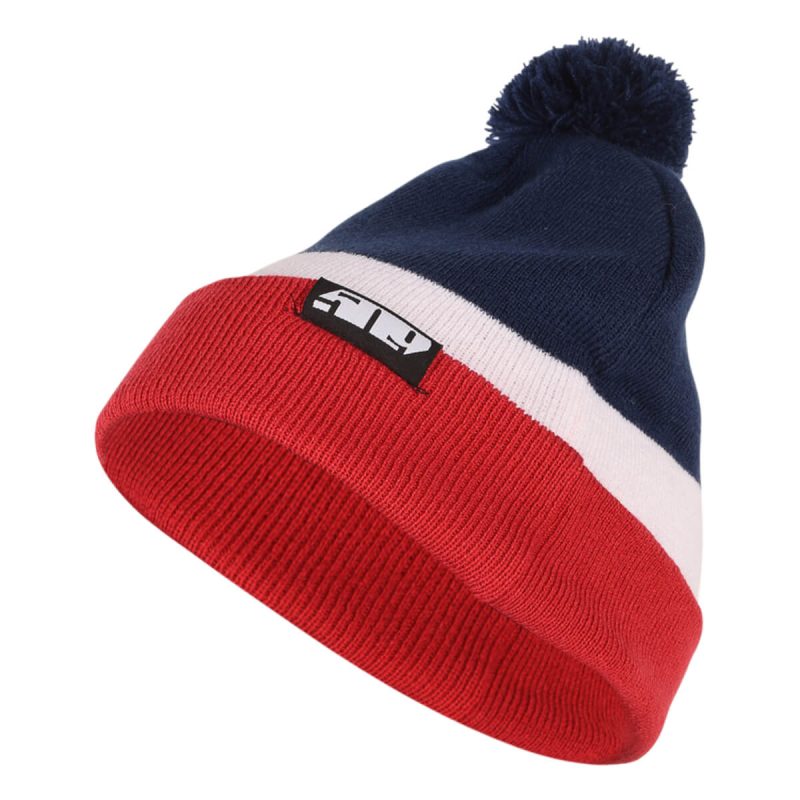 trip pom beanie RedWhiteBlue.01