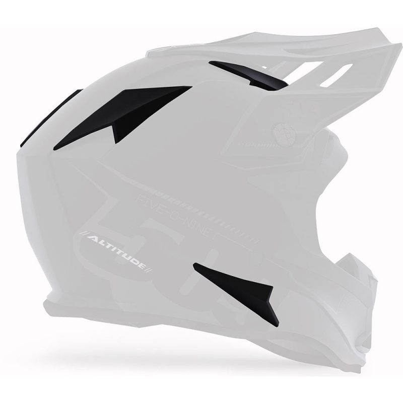 vent cover kit altitude helmets MatteBlack.01