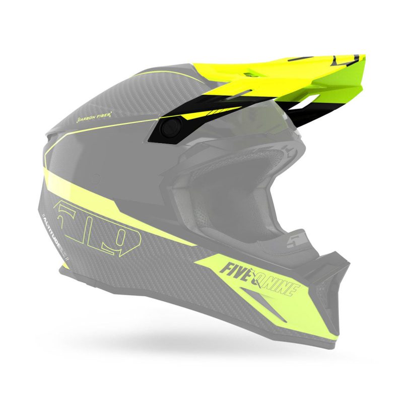 visor for altitude 2 0 helmet AcidGreen Carbon.01