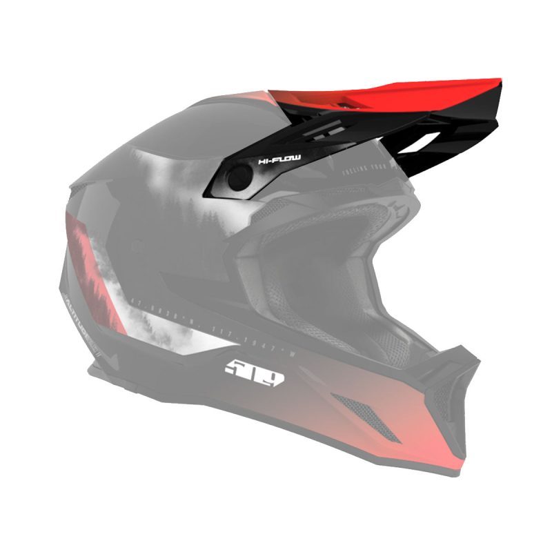 visor for altitude 2 0 offroad helmet RedMist.01