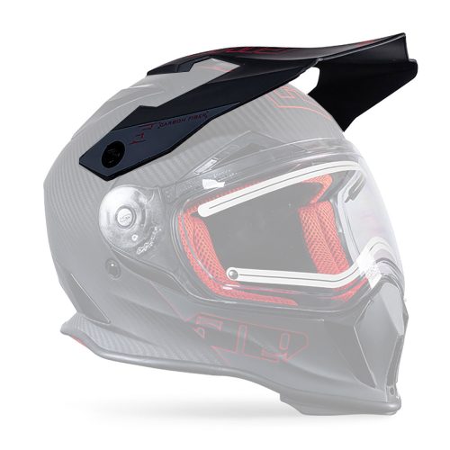 visor for delta r3 carbon fiber helmets Red.01