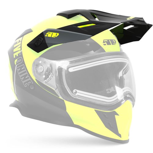 visor for delta r3 helmet LimeGreenGray.01