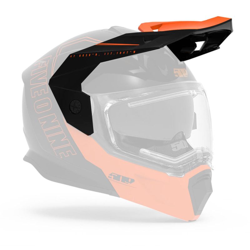 visor for delta r4 helmet Orange.01