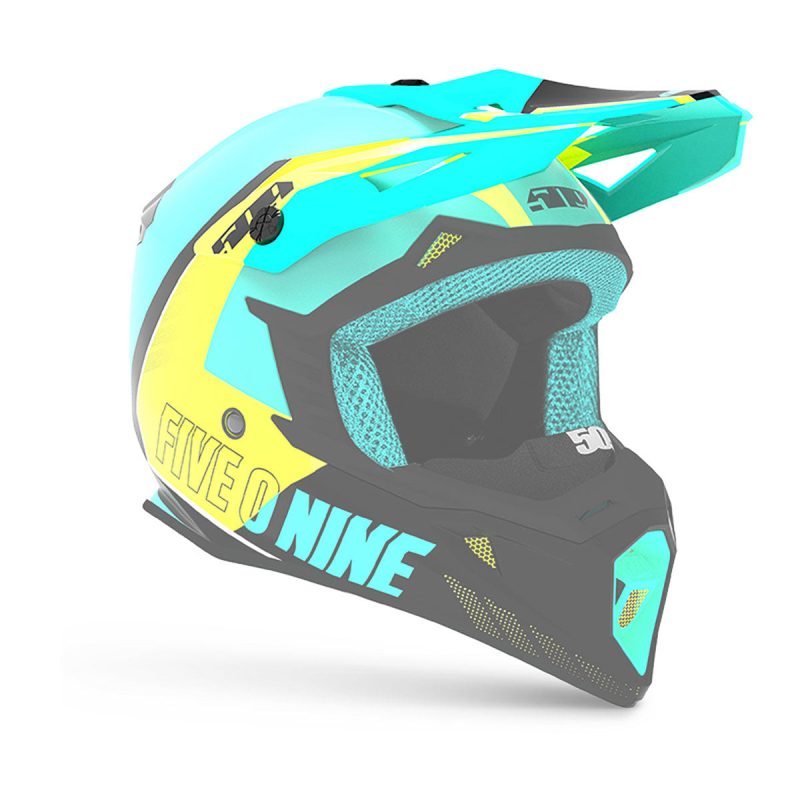 visor for tactical helmet TealHi Vis.01