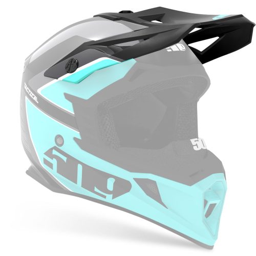 visor for tactical helmets TealBlack.01