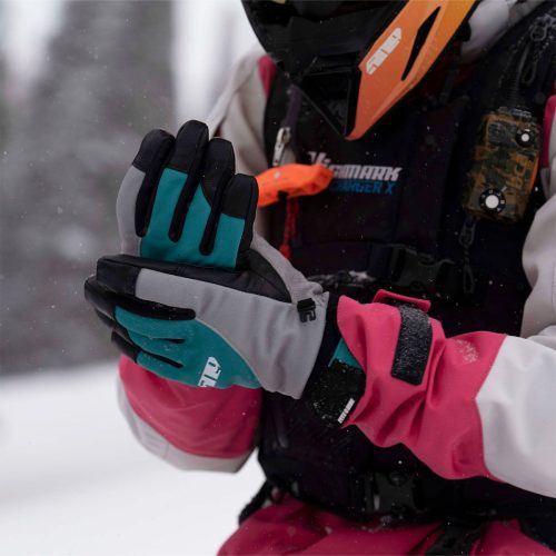 womens freeride gloves Emerald.06