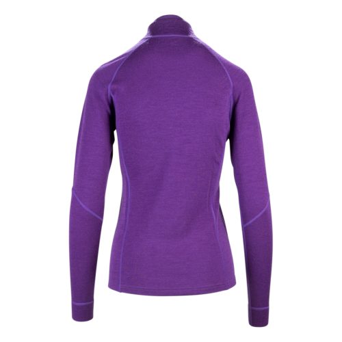 womens fzn merino quarter zip Purple.02