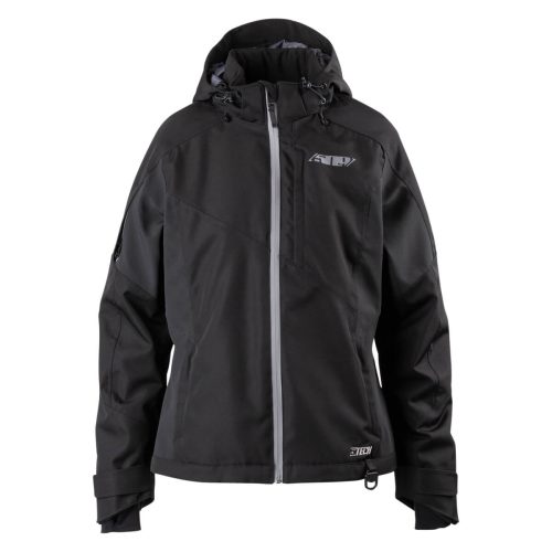 womens range insulated jacket Black.01