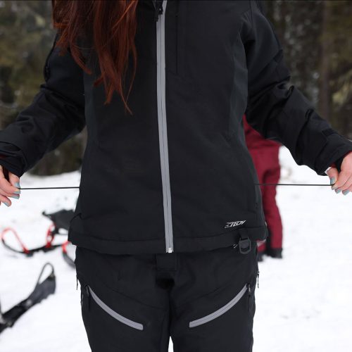 womens range insulated jacket Black.05